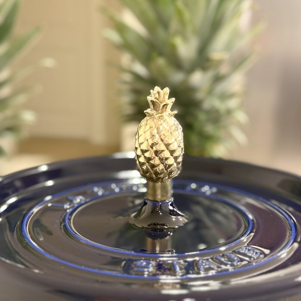 Staub Rare Pineapple Knob – Limited Edition Gold Brass knob